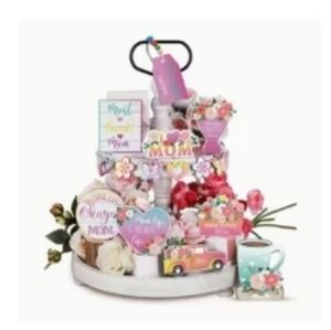 Mother's Day Tiered Tray Decor